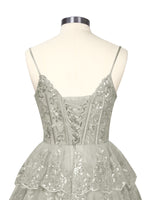 Sequin Appliques Mini Dress 