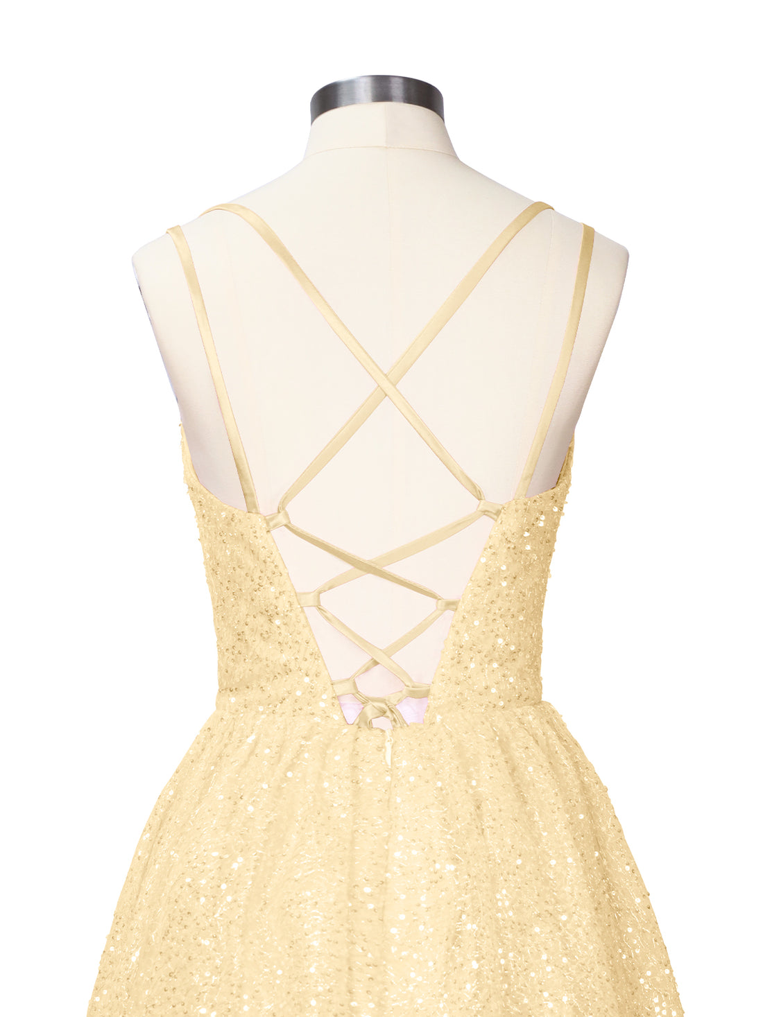 Sparkly Sequined A-line Mini Dress 