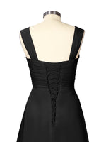 Ruched Chiffon Two-Piece Dress Set 