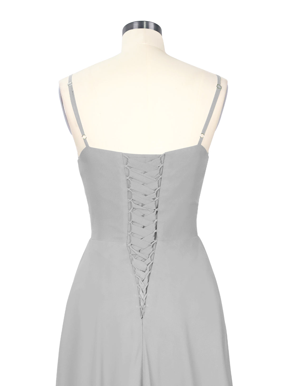 Spaghetti Asymmetrical Bridesmaid Dress 
