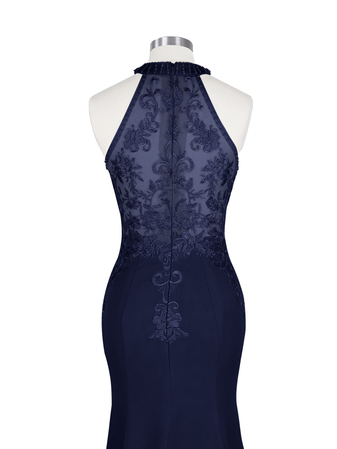 Halter Neckline Trumpet Dress 