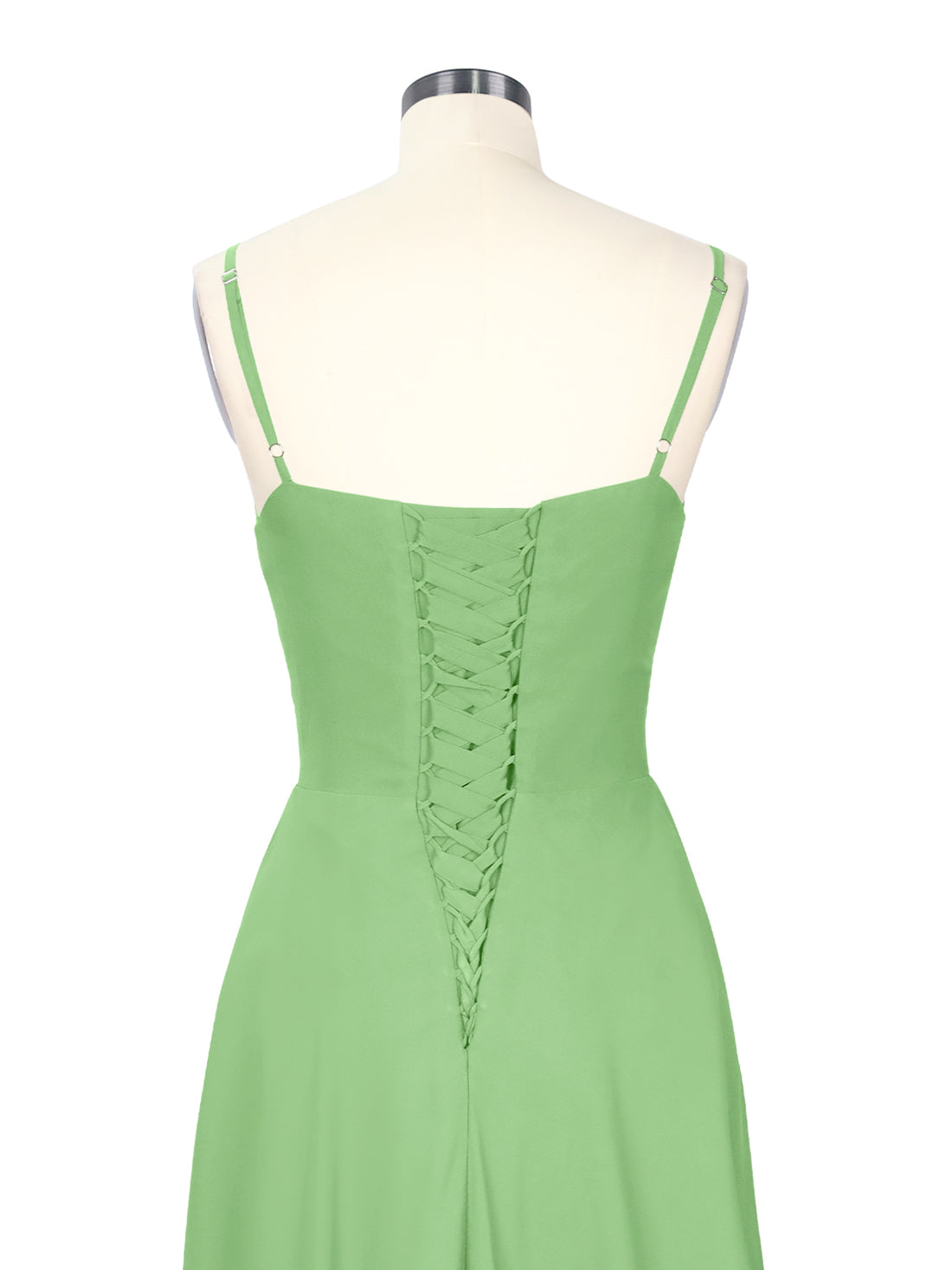 Spaghetti Asymmetrical Bridesmaid Dress 