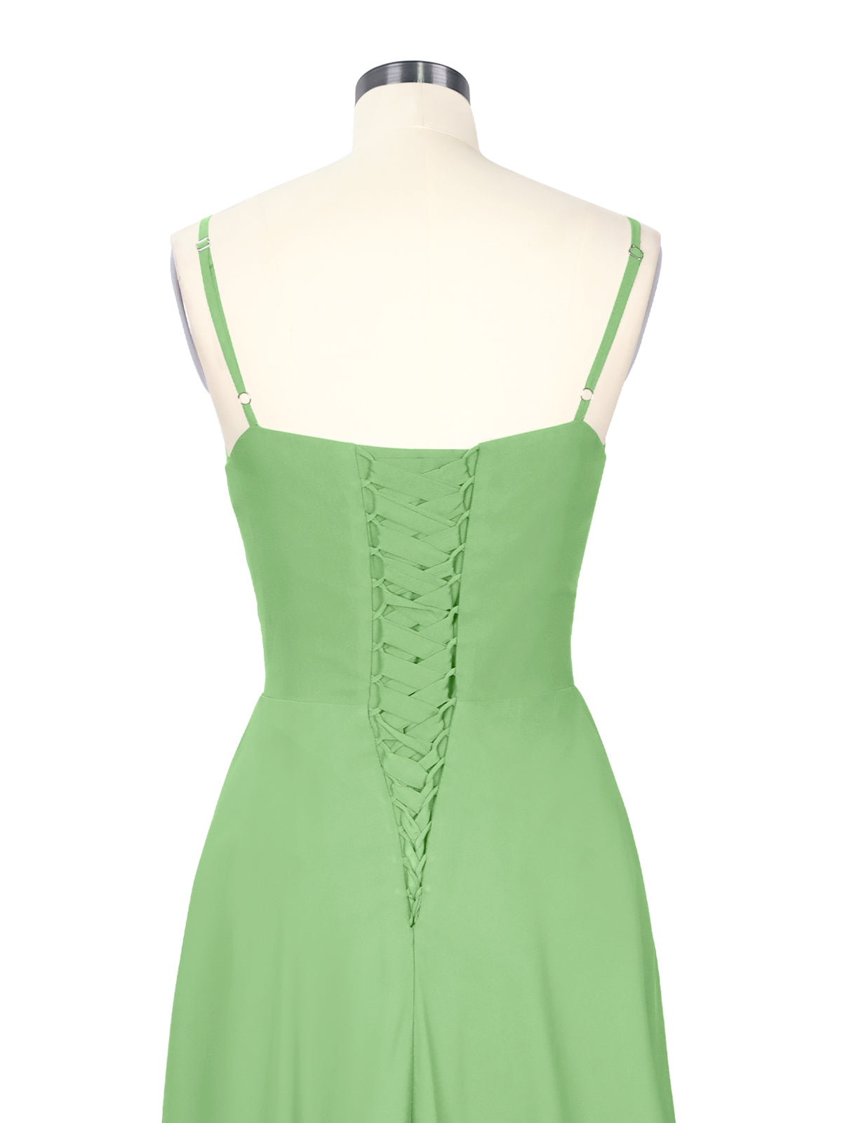 Spaghetti Asymmetrical Bridesmaid Dress 