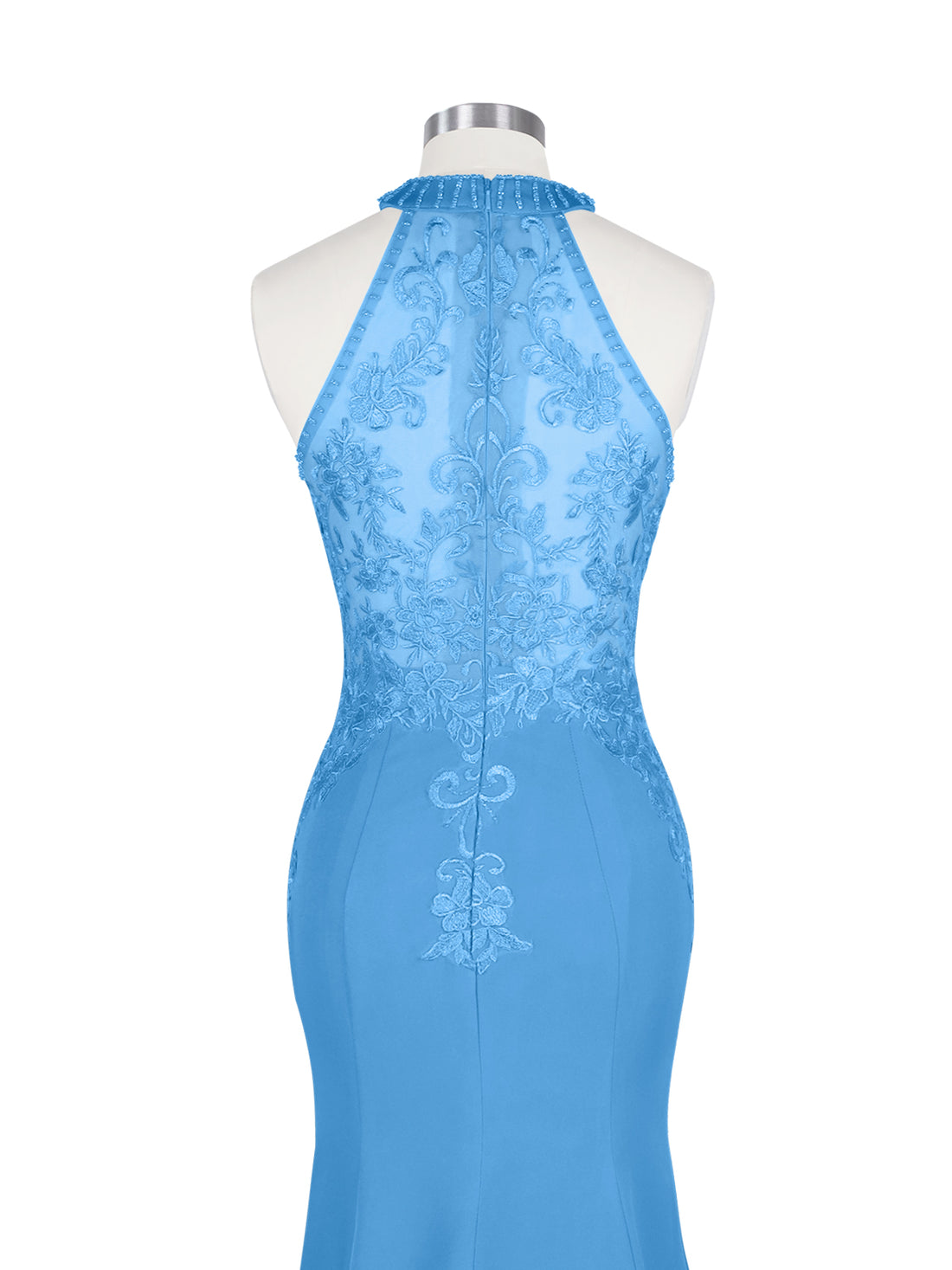 Halter Neckline Trumpet Dress 