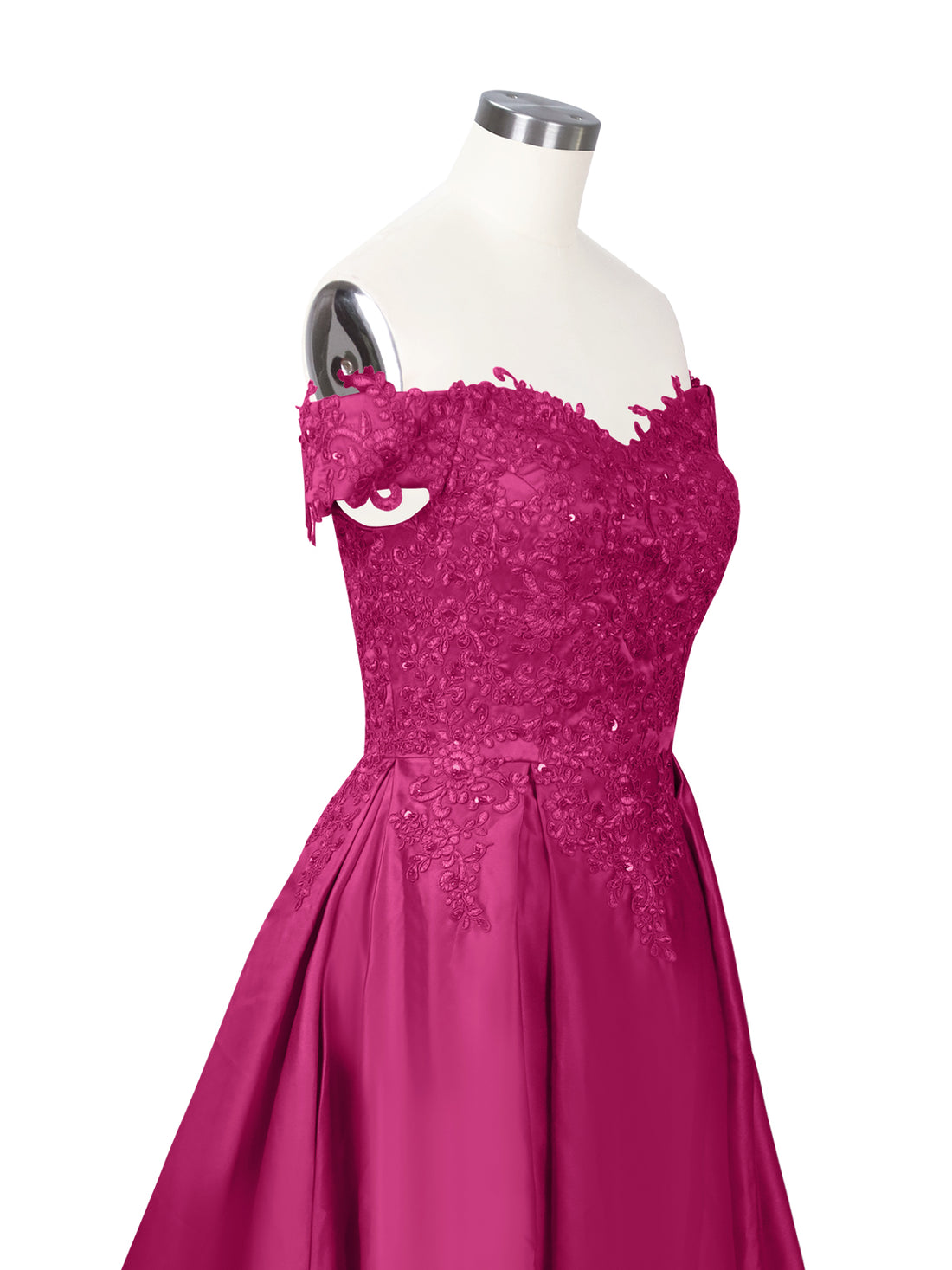 Applique Bodice Prom Dress 