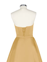 Strapless Sequin Prom Dress 