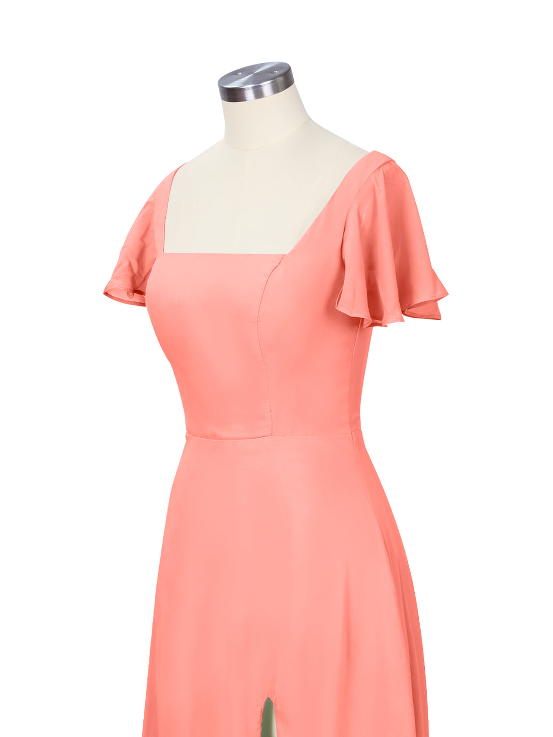 Flutter Sleeves Bridesmaid Dress 