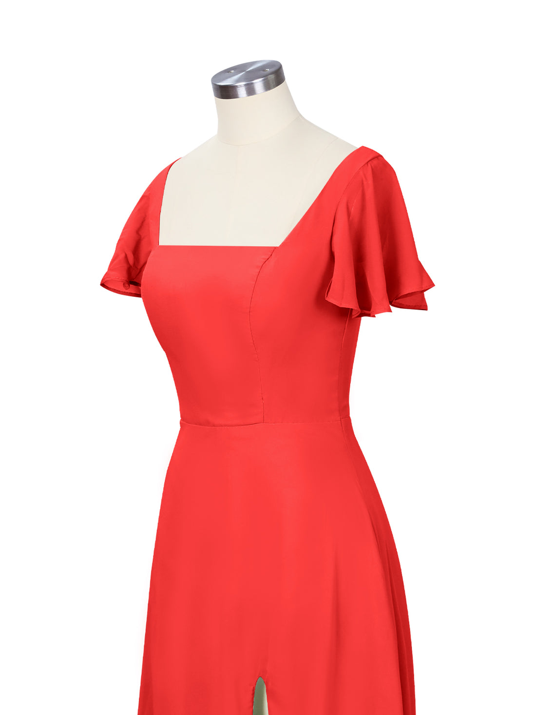 Flutter Sleeves Bridesmaid Dress 