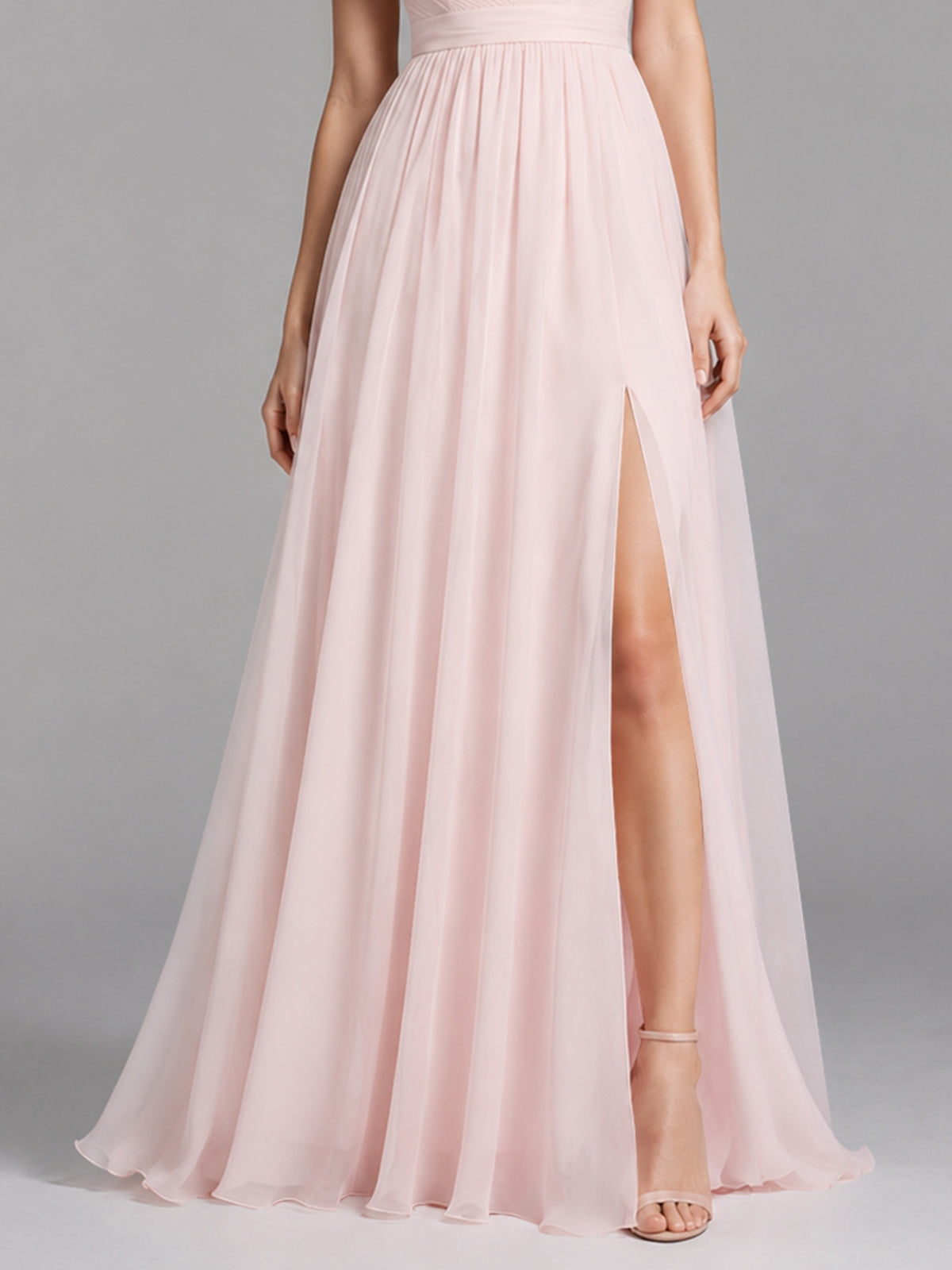A-Line Bridesmaid Dress with Spaghetti Straps