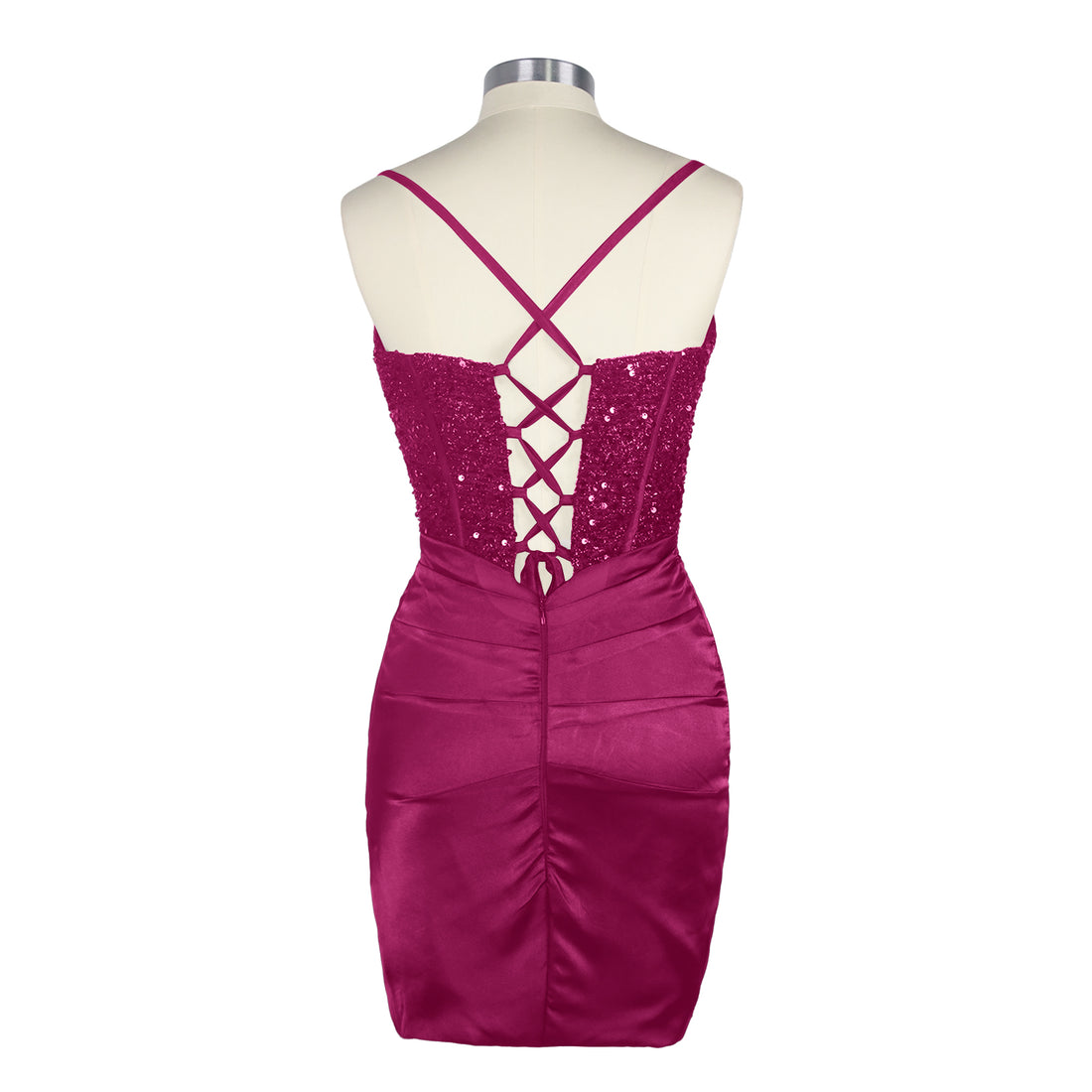 lace up homecoming dress 