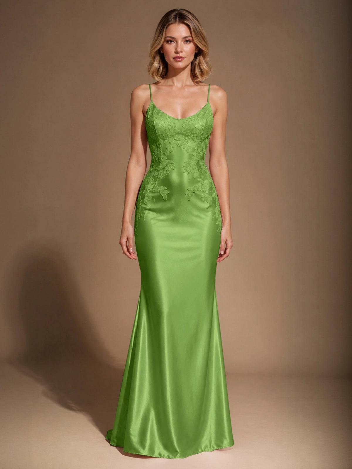 Mermaid Prom Dress with Sequin Appliques 