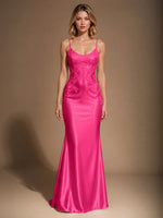 Mermaid Prom Dress with Sequin Appliques 