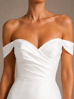Mermaid Wedding Dress with Covered Buttons