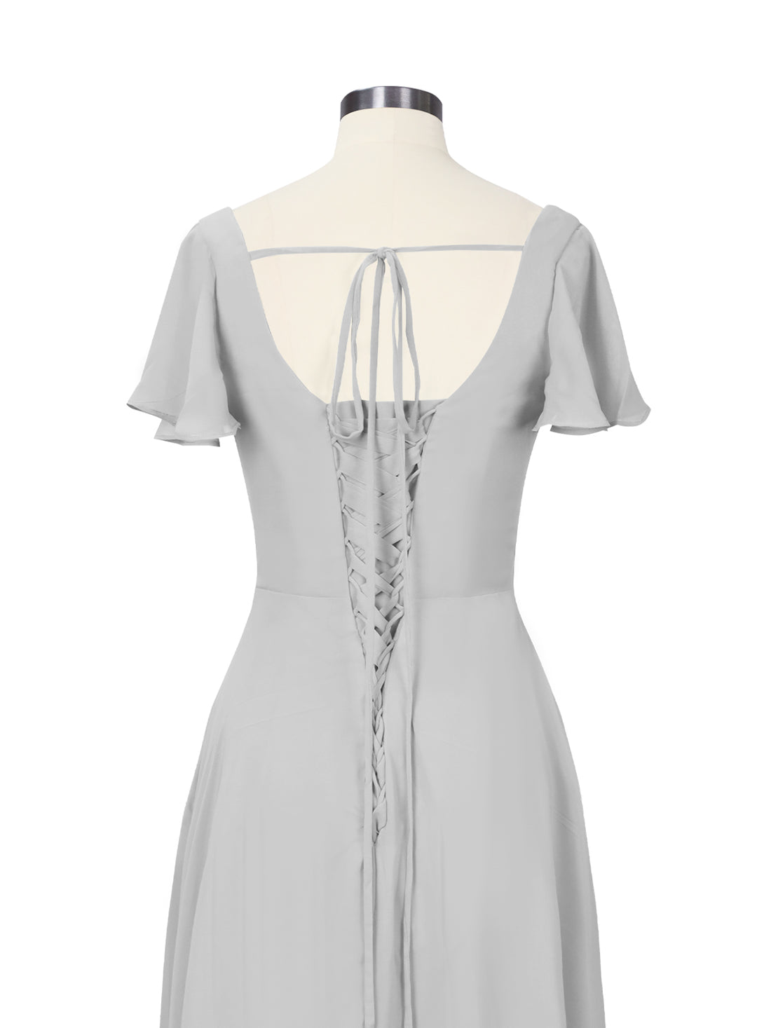 Flutter Sleeves Bridesmaid Dress 