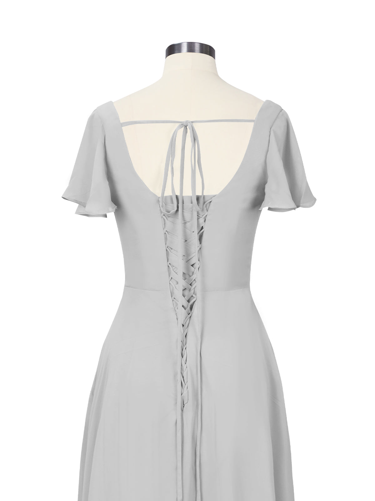 Flutter Sleeves Bridesmaid Dress 