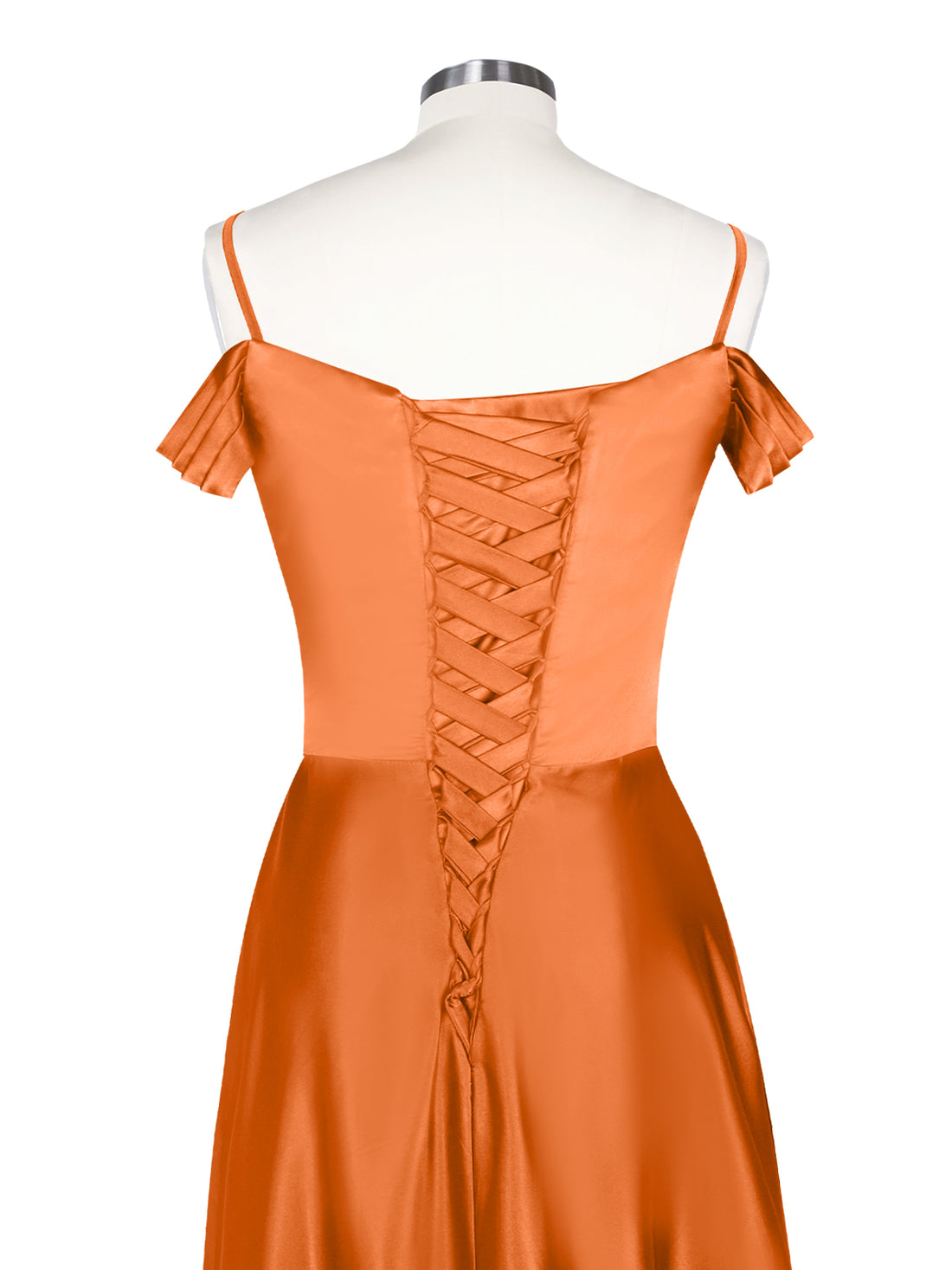Silk-Like Pleated Prom Dress 