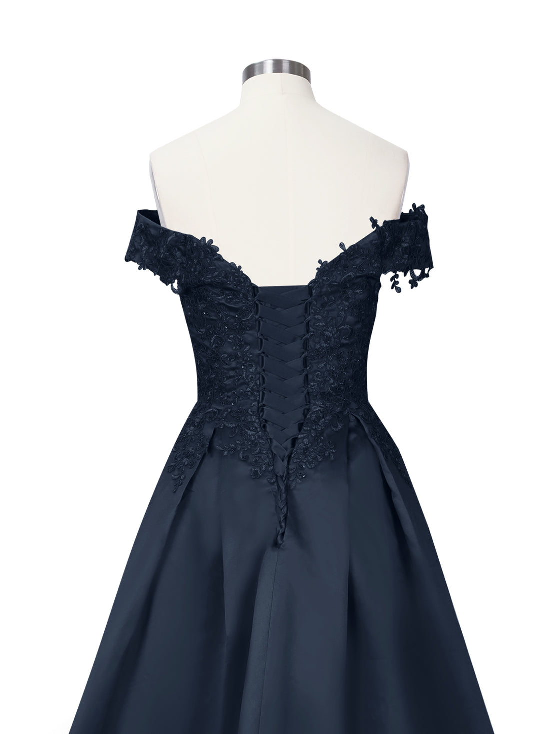 Applique Bodice Prom Dress 