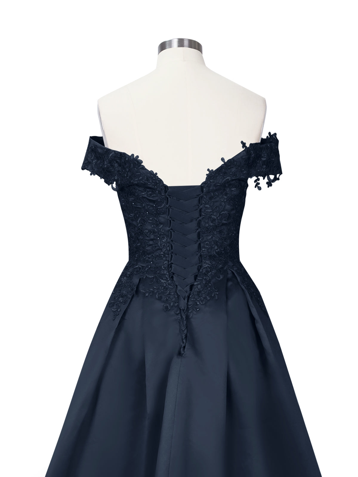 Applique Bodice Prom Dress 