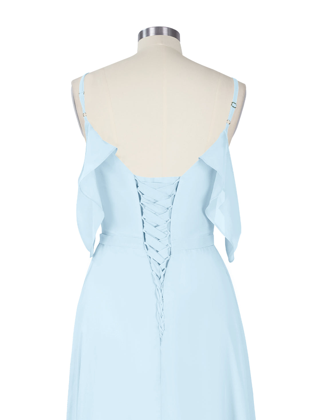 Flowy Spaghetti Bridesmaid Dress 