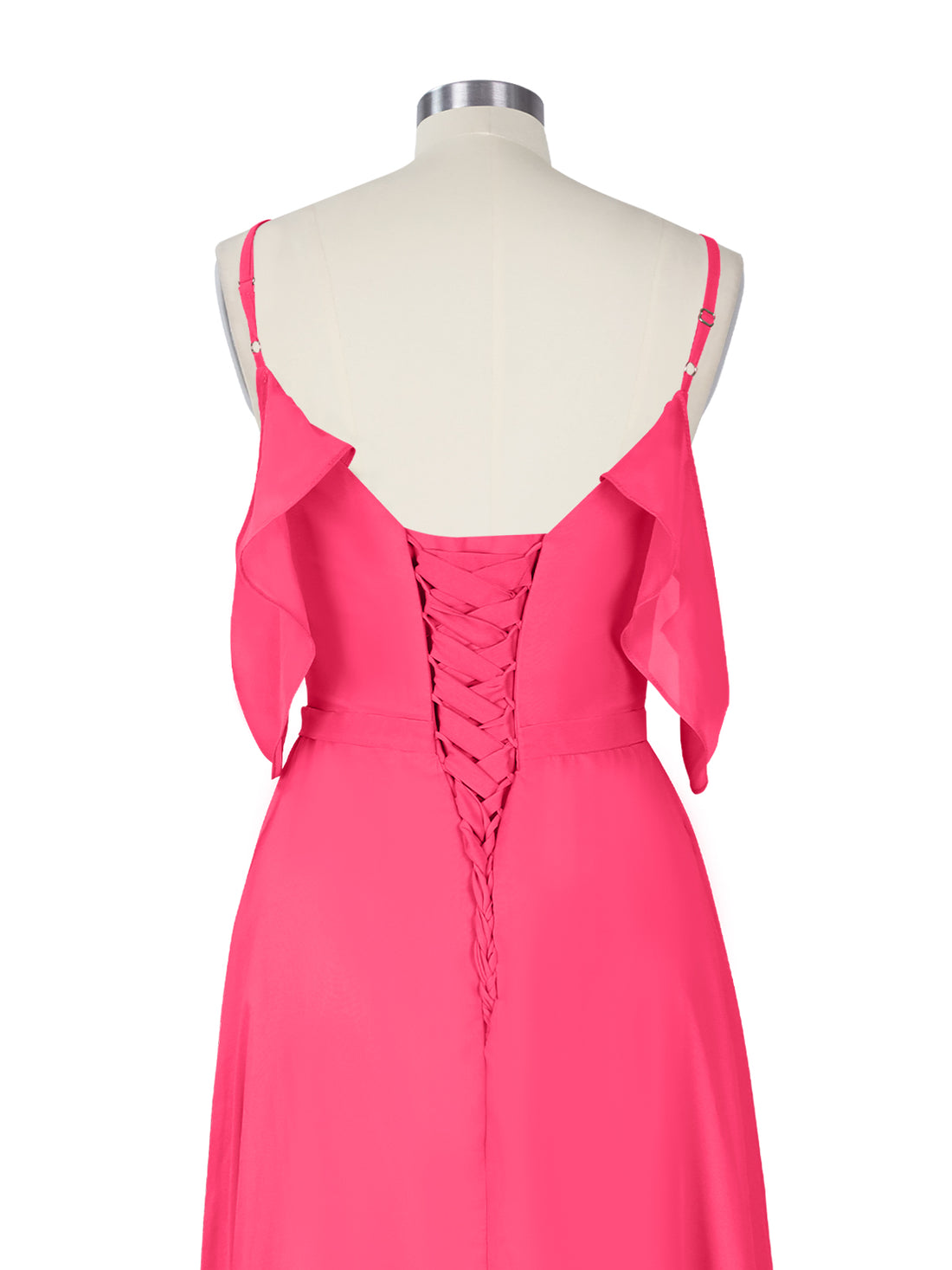 Flowy Spaghetti Bridesmaid Dress 