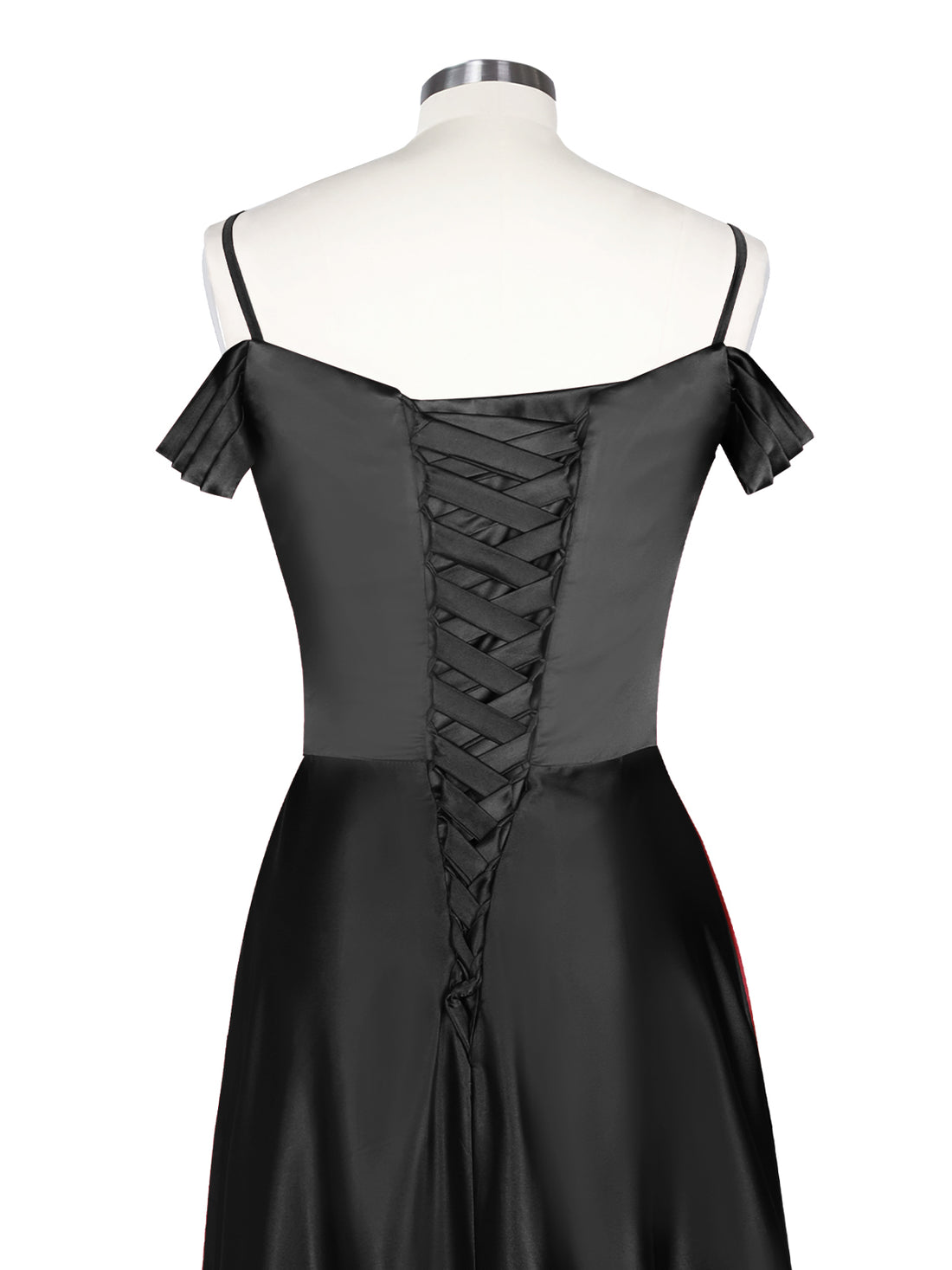 Silk-Like Pleated Prom Dress 