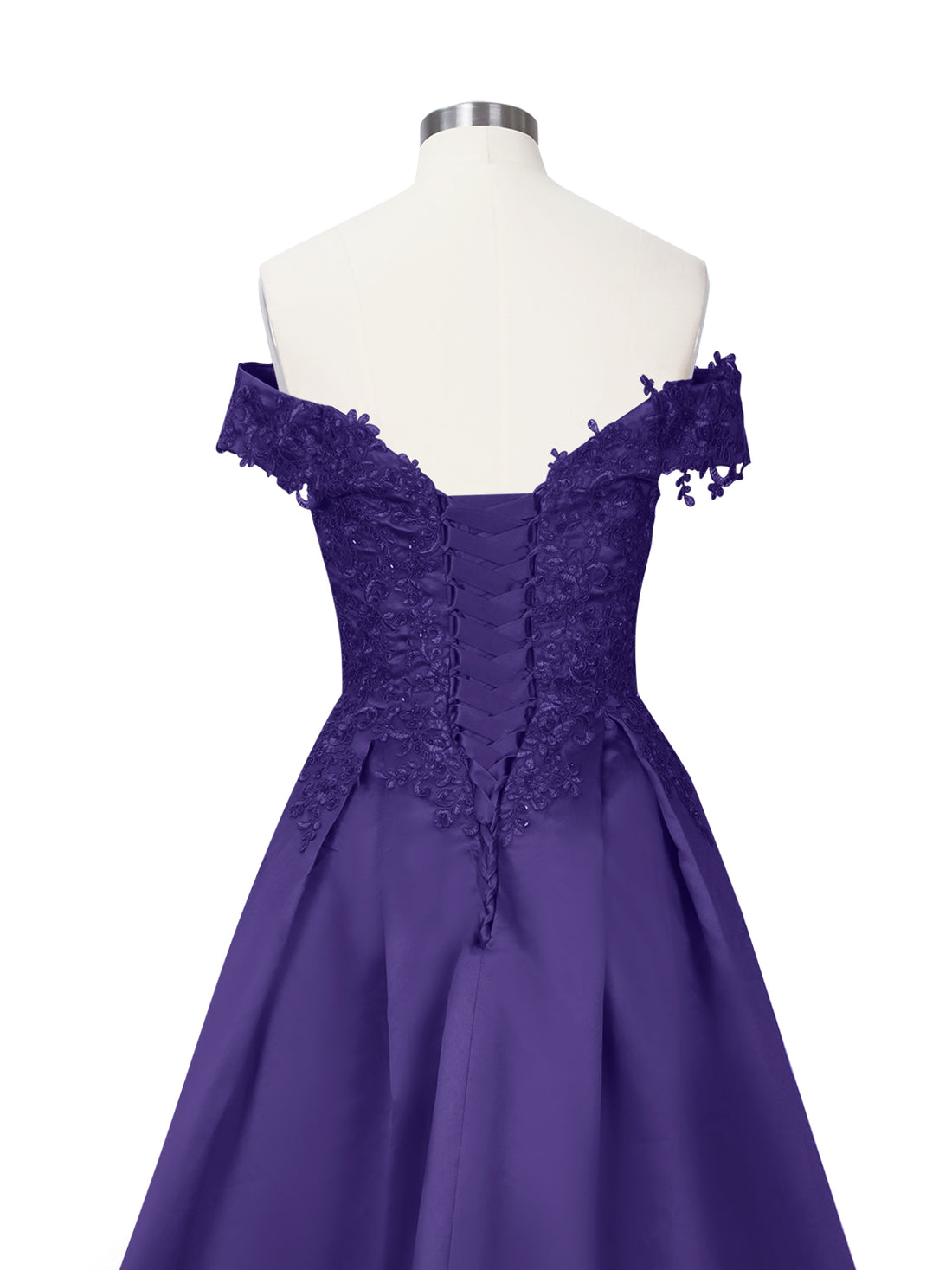 Applique Bodice Prom Dress 