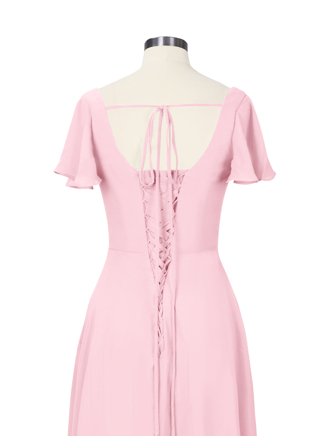 Flutter Sleeves Bridesmaid Dress 