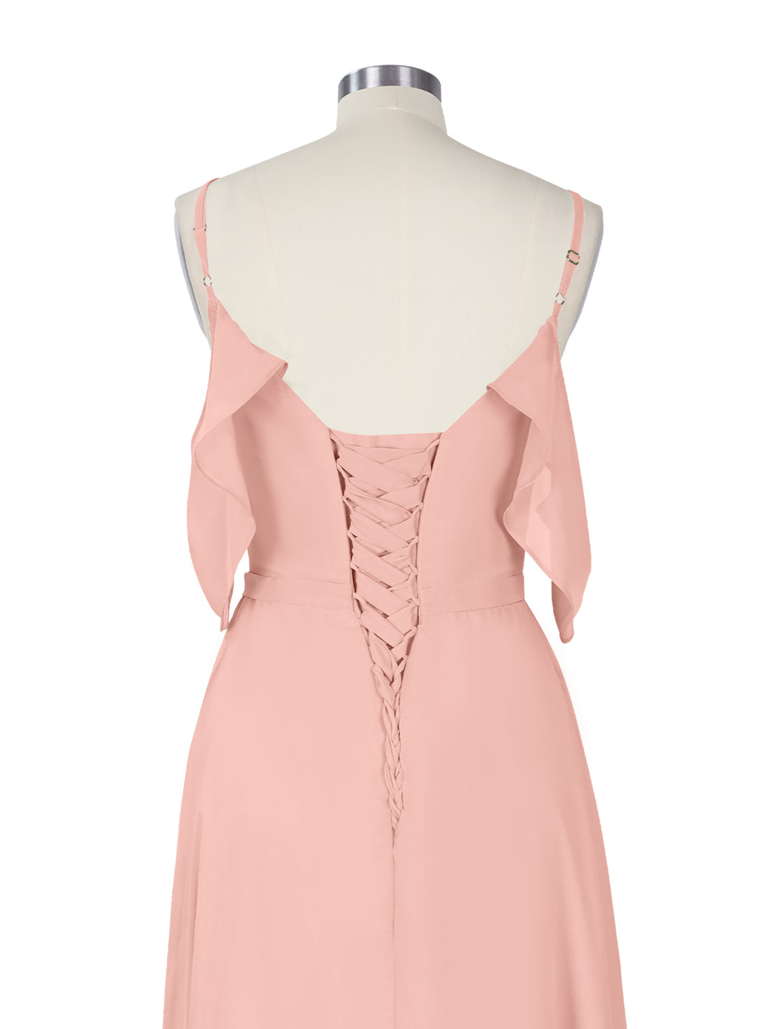 Flowy Spaghetti Bridesmaid Dress 