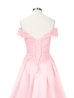 Applique Bodice Prom Dress 