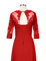 Three Quarter Sleeve Mother Dress 