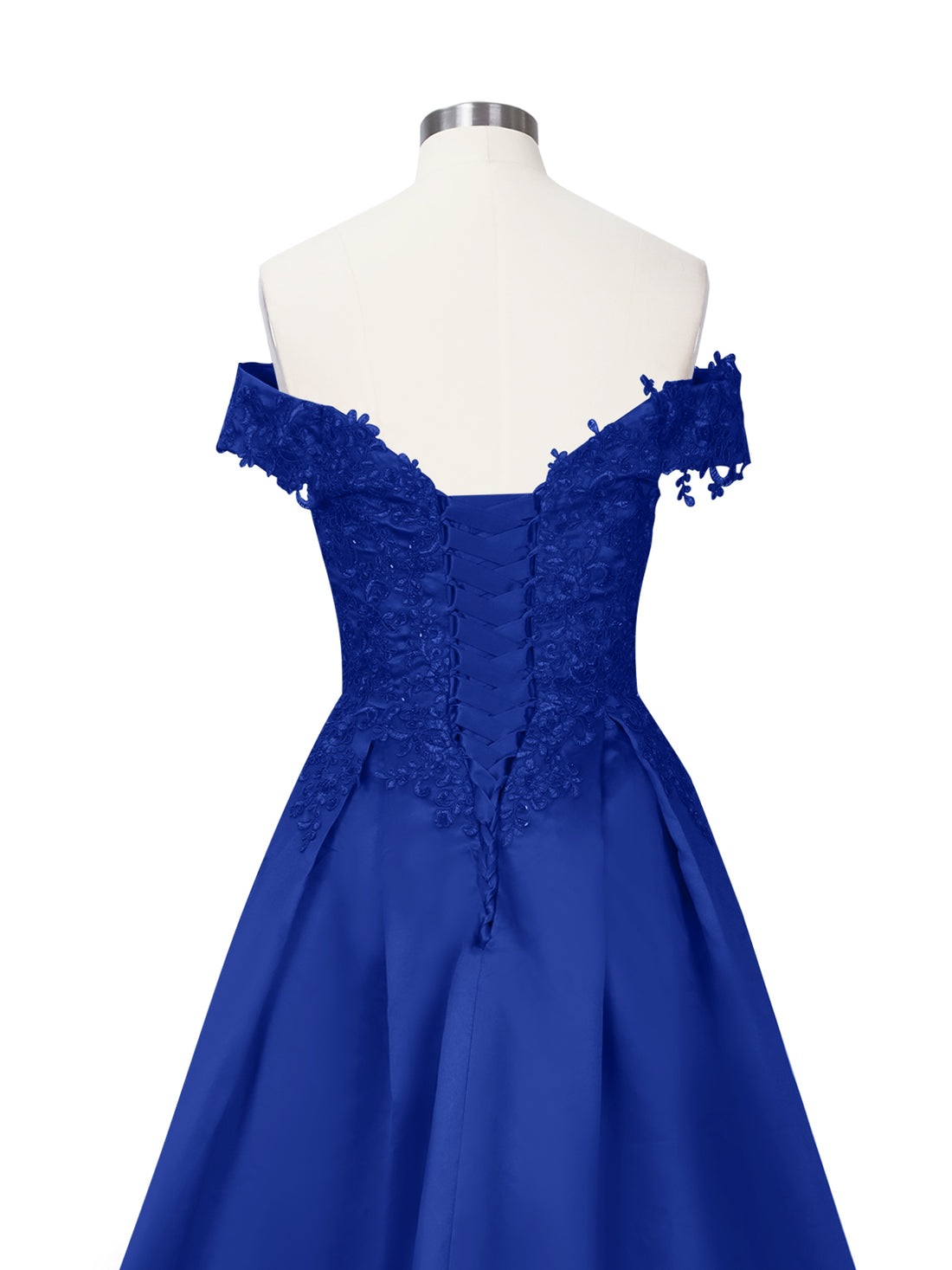 Applique Bodice Prom Dress 