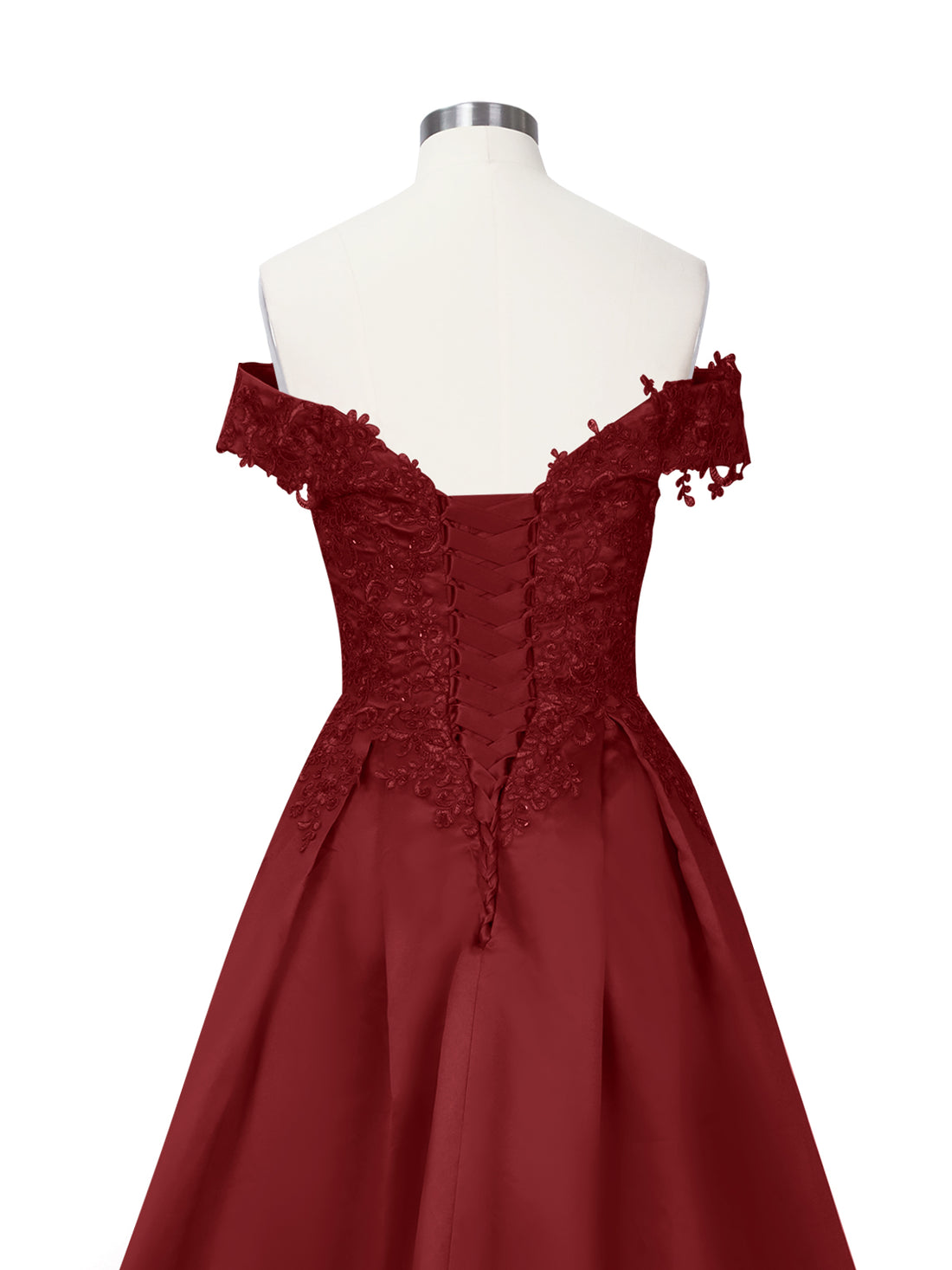 Applique Bodice Prom Dress 