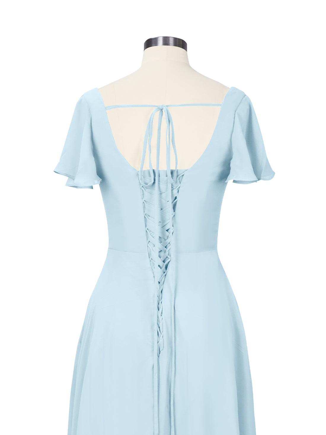 Flutter Sleeves Bridesmaid Dress 