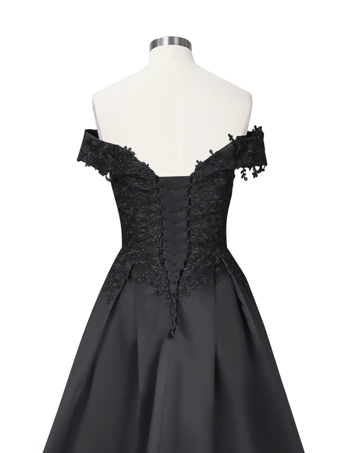 Applique Bodice Prom Dress 