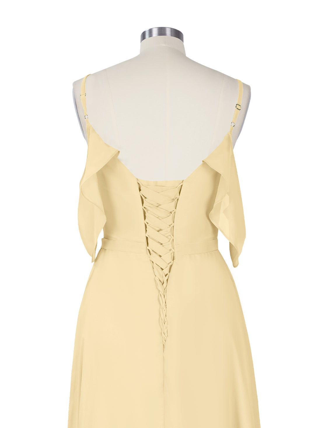Flowy Spaghetti Bridesmaid Dress 