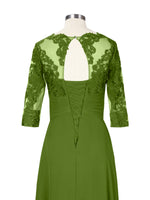 Three Quarter Sleeve Mother Dress 