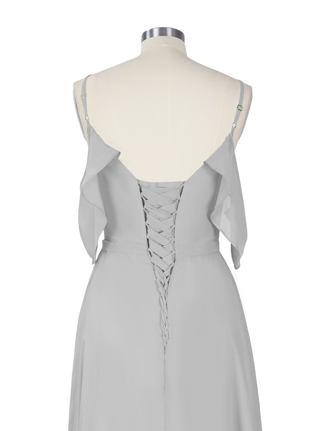 Flowy Spaghetti Bridesmaid Dress 