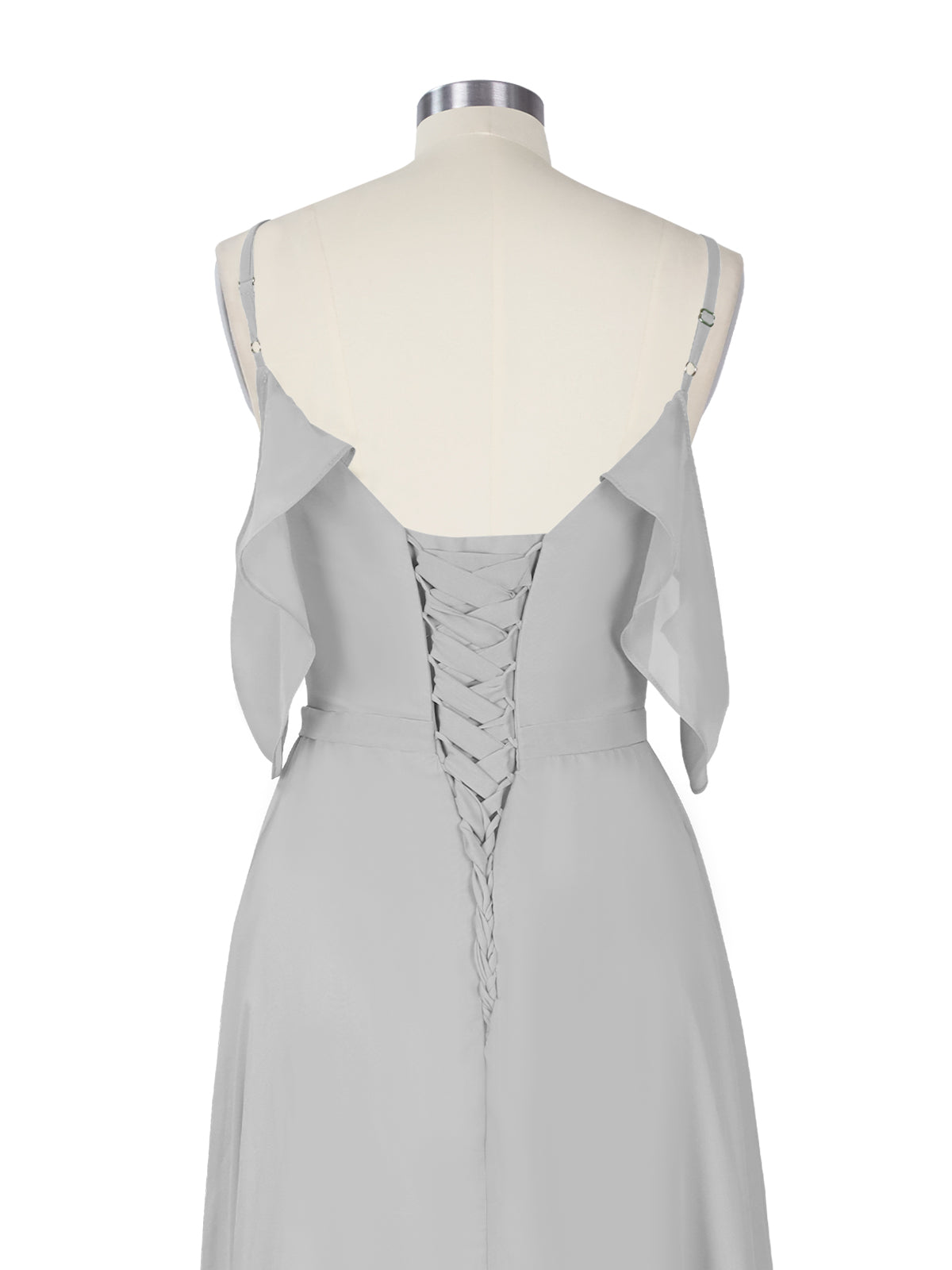 Flowy Spaghetti Bridesmaid Dress 
