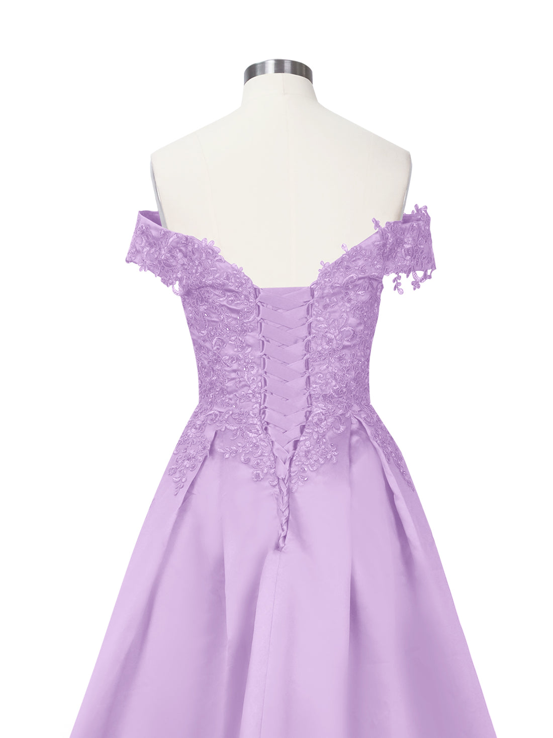Applique Bodice Prom Dress 