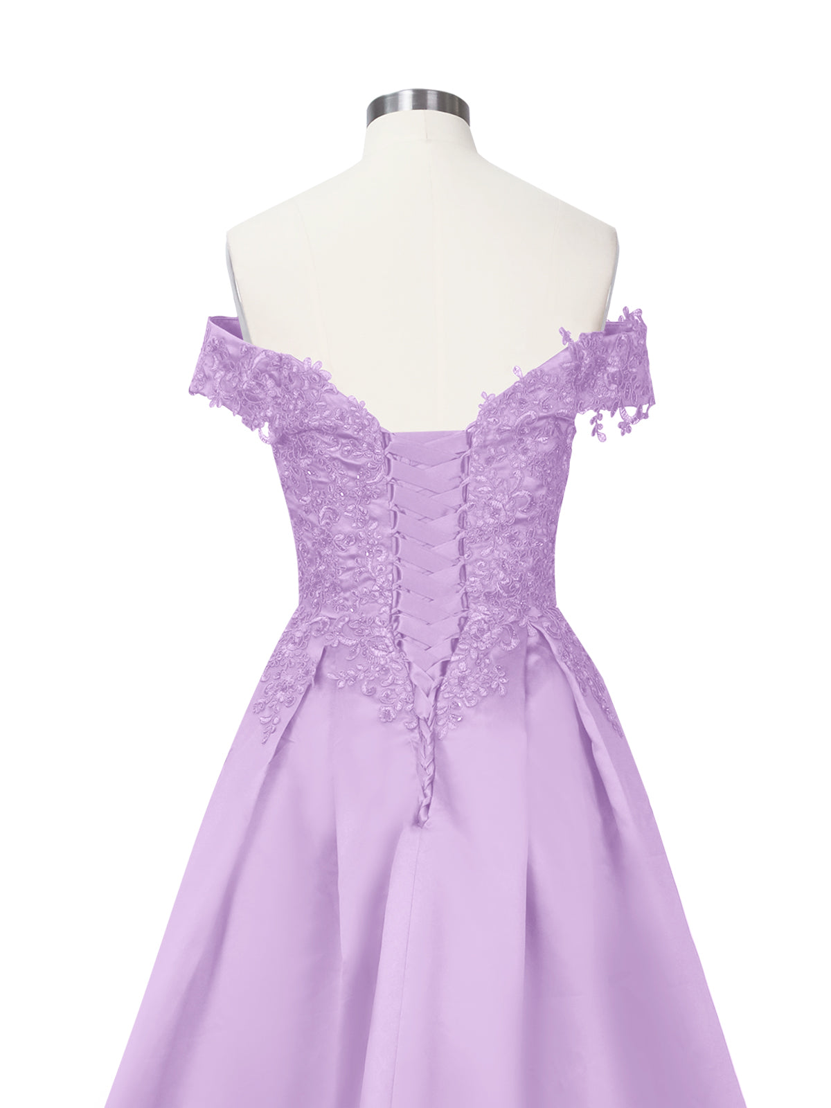 Applique Bodice Prom Dress 