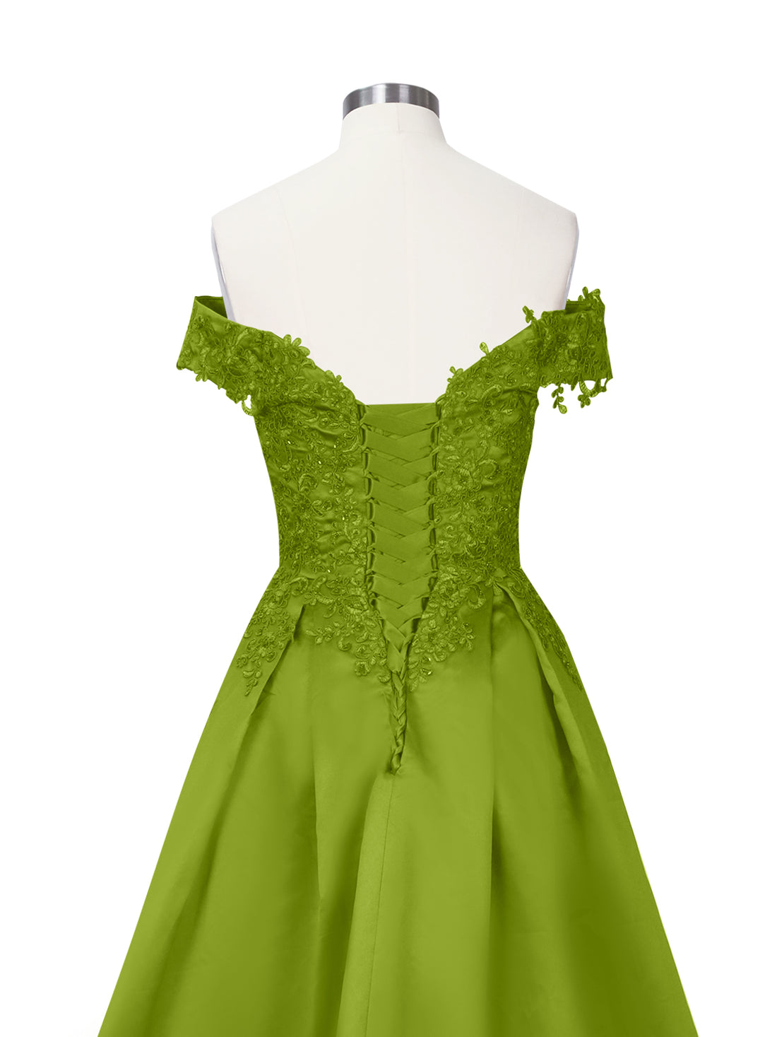 Applique Bodice Prom Dress 