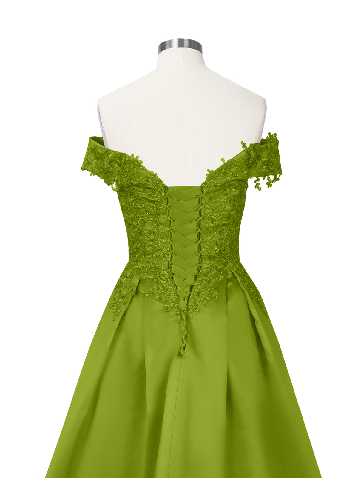 Applique Bodice Prom Dress 