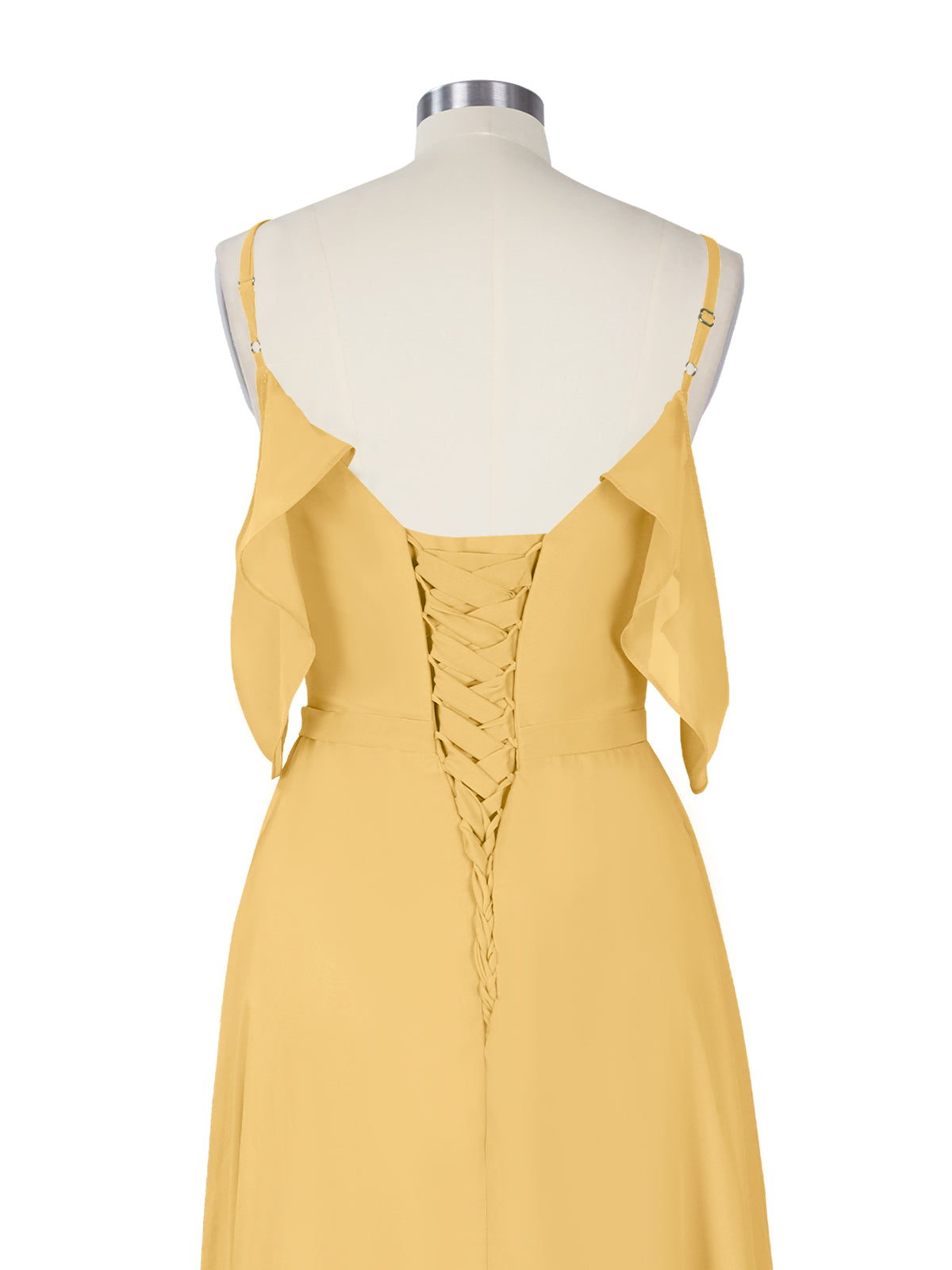 Flowy Spaghetti Bridesmaid Dress 