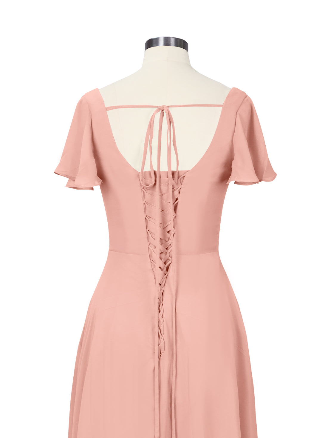Flutter Sleeves Bridesmaid Dress 