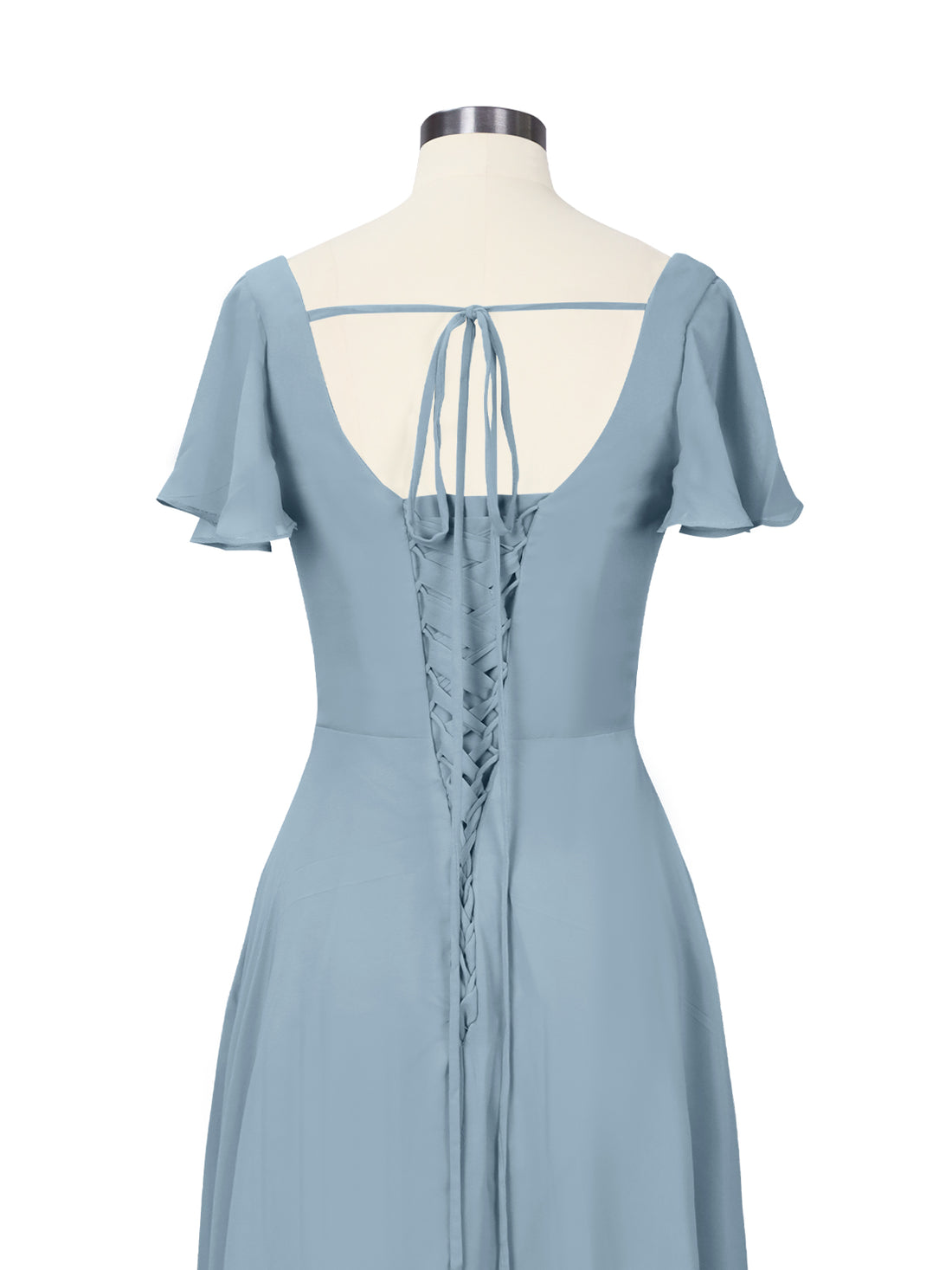 Flutter Sleeves Bridesmaid Dress 