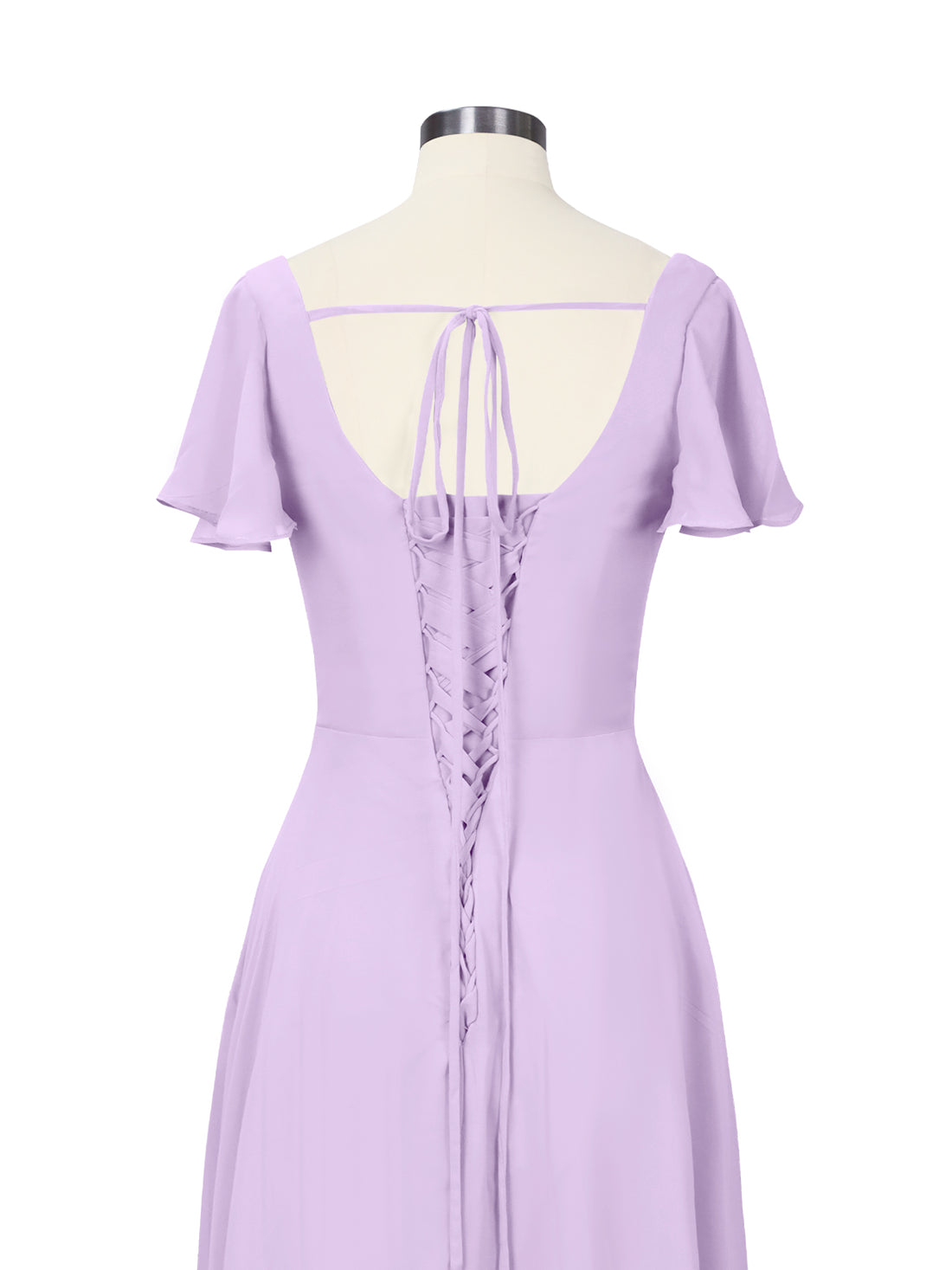 Flutter Sleeves Bridesmaid Dress 