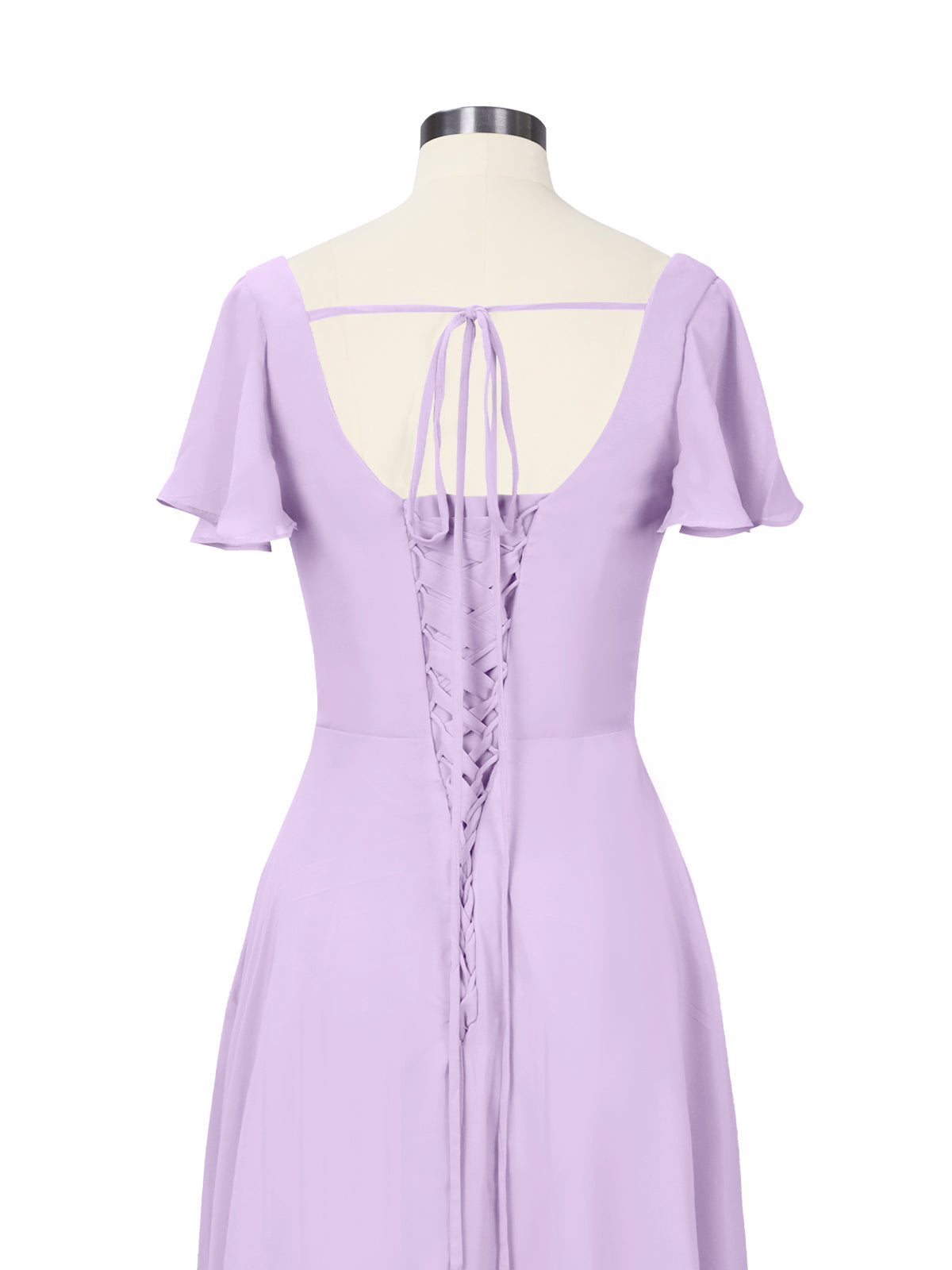 Flutter Sleeves Bridesmaid Dress 