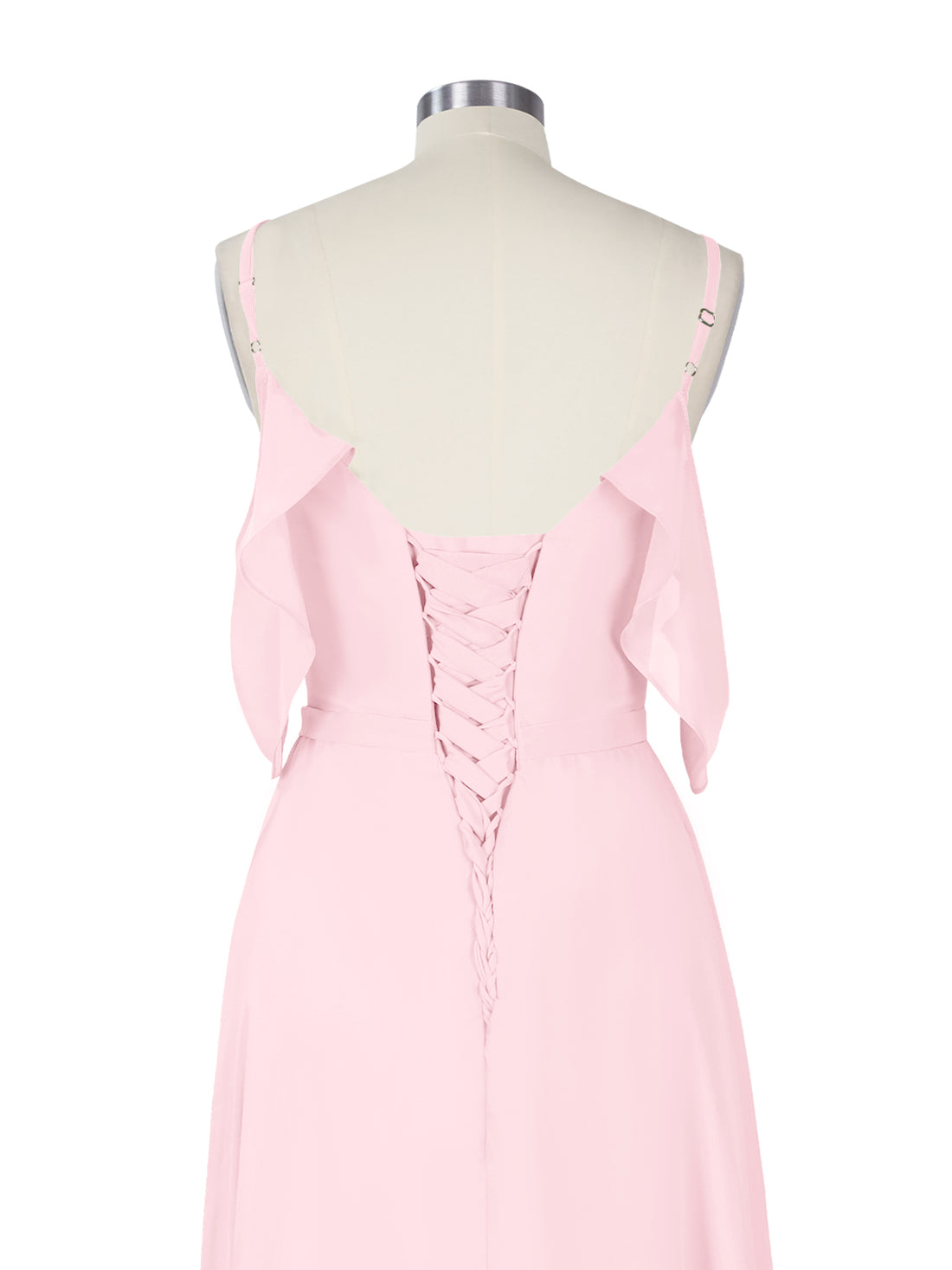 Flowy Spaghetti Bridesmaid Dress 