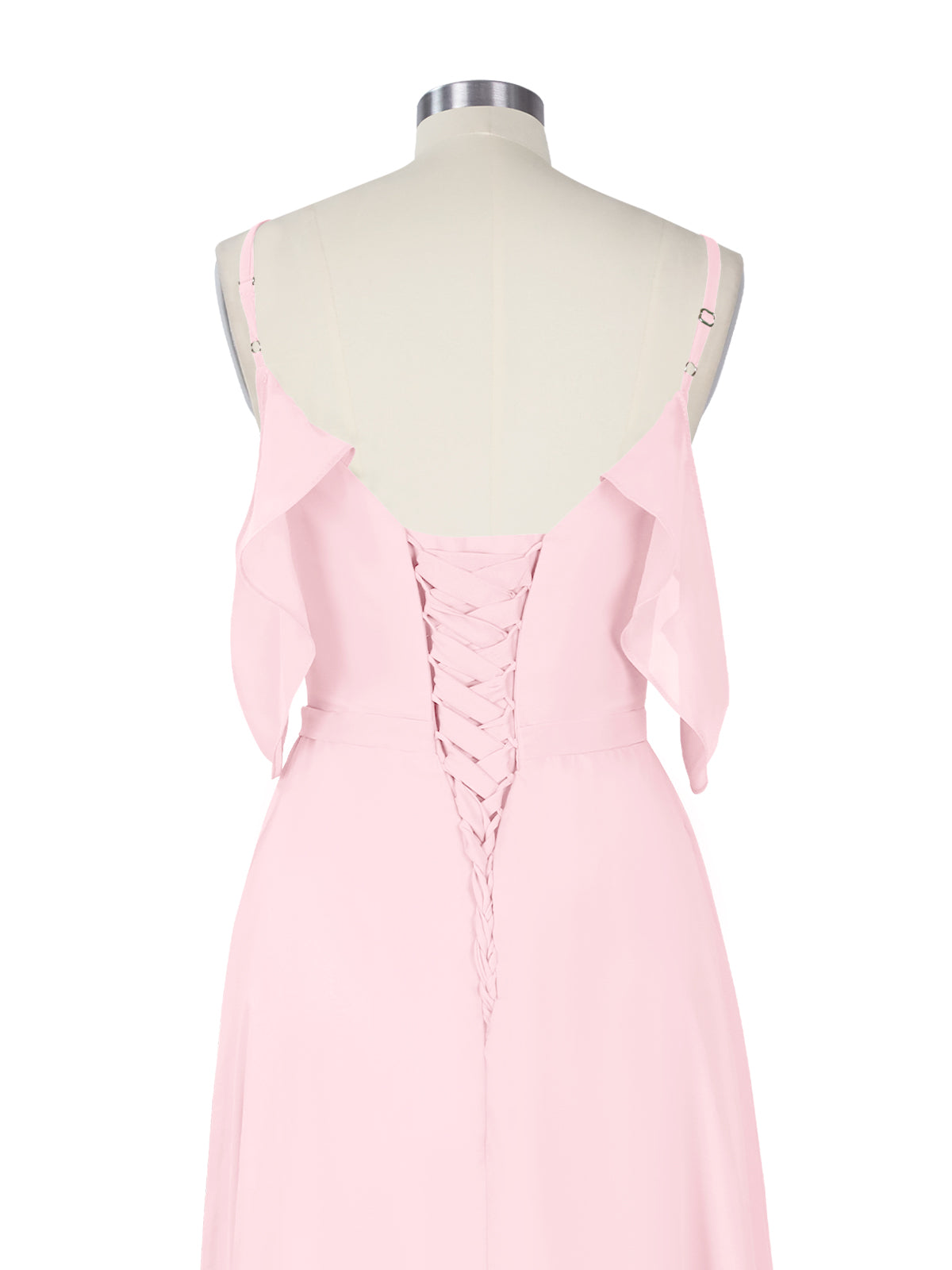 Flowy Spaghetti Bridesmaid Dress 