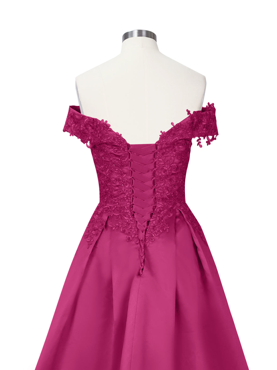 Applique Bodice Prom Dress 